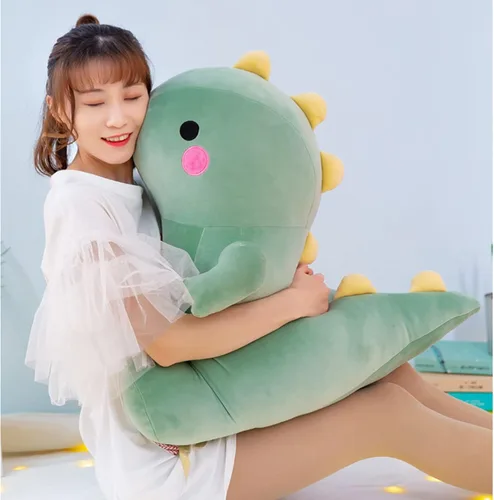 Miniatura 3 de DUANMUL Lindos juguetes de peluche de dinosaurio gordo, muñecos de peluche suaves, peluches de dinosaurio, lindos regalos de cumpleaños para niños
