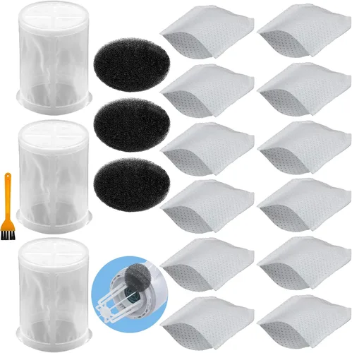 Filtros compatibles con aspiradoras inalámbricas Makita LC01Z, XLC02ZB, XLC02R1B, XLC02RB1W, XLC02ZW, XLC03R1BX4, XLC03ZBX4, XLC09ZB, DCL180Z,