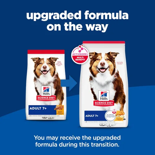 Miniatura 2 de Hill's Science Diet Comida seca para perros adultos mayores de 7 años, Nutrición premium para adultos mayores de 7 años, comida seca de pollo, arroz