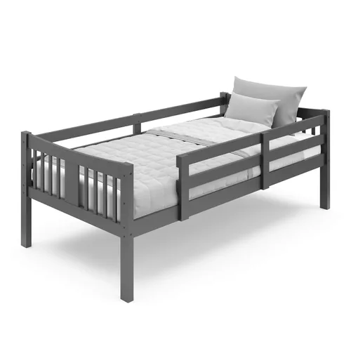 Miniatura 13 de Storkcraft Caribou Litera Twin sobre Twin (Gris) - Certificado GREENGUARD Gold, Literas Twin para Niños, Se Convierte en 2 Camas Twin Individuales