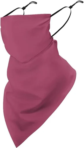 Miniatura 28 de Bufanda triangular reutilizable con cinta elástica para las orejas, protección solar UV