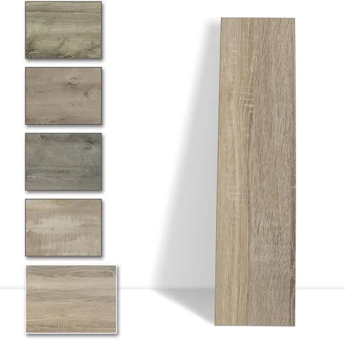 Miniatura 11 de COLAMO Pelar y Pegar Azulejos para Salpicaduras, Paneles de Shiplap Falsos de Atenas Gris Oscuro Gruesos de 1 Pieza, Paneles de Madera Autoadhesivos