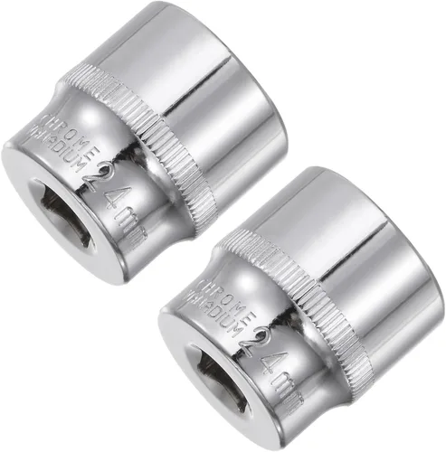 Miniatura 7 de uxcell 2pcs 3/8-inch Drive 0.236 in Cr-V 6-Point Zócalo poco profundo