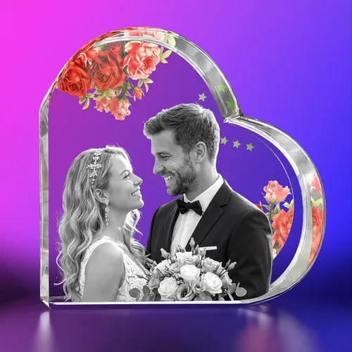 Miniatura 13 de Artmosphere Foto de cristal 3D, regalo de fotos personalizado para padre, marido, hombres y abuelo, gran regalo personalizado con tu propia foto