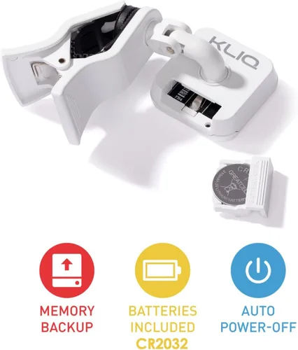 Miniatura 8 de KLIQ UberTuner, afinador profesional de clip para guitarra, bajo, ukelele, violín, mandolina, banjo y todos los instrumentos, afinación cromática