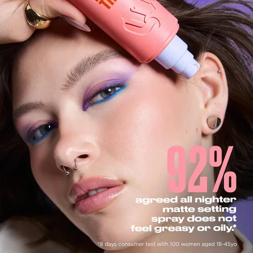 Miniatura 7 de Urban Decay All Nighter - Spray fijador de maquillaje impermeable, acabado mate difuminado, hasta 24 horas de uso, niebla facial ultrafina