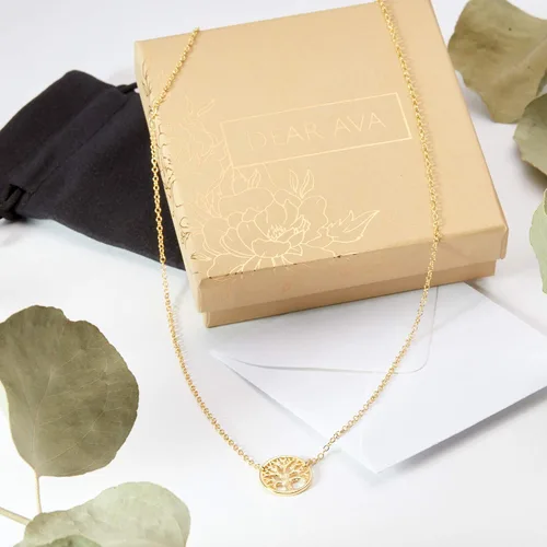 Miniatura 4 de Necklace Gift For Women and Girls - Adjustable Modern Jewelry Pendant Love Gifting Idea for Her with Heartfelt Card - Long Distance Gifts for Your