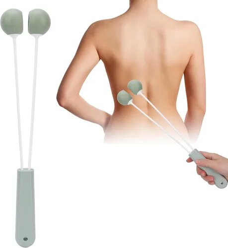 YUYTE Martillo de masaje manual, martillo de masaje manual, martillo de masaje, palo de silicona para fitness, percusión, masajeador para músculos,