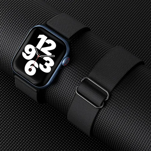 Miniatura 5 de ORIbox Compatible con correas de Apple Watch de 1.614 pulgadas, 1.575 pulgadas, 1.496 pulgadas, correa ajustable de nailon elástico tejido