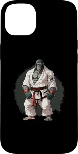 Miniatura 14 de iPhone 11 Gorilla In Judo Uniforme - Estuche japonés de artes marciales