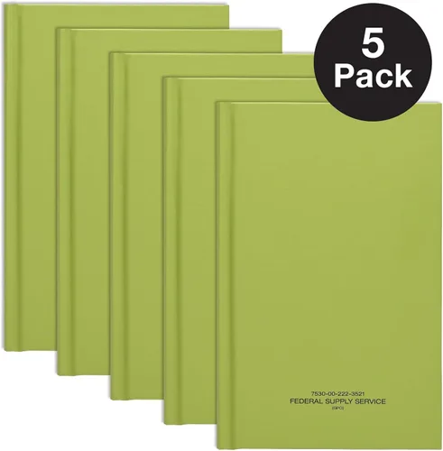 Miniatura 6 de Global Printed Products Paquete de 5 cuadernos militares tácticos (5.25" x 8")
