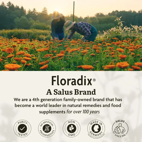 Miniatura 8 de Floradix Magnesio - Suplemento líquido de hierbas y minerales que apoya el sistema nervioso saludable y la función muscular normal, fórmula líquida