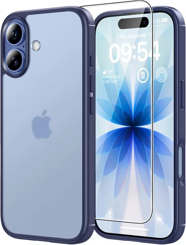 Miniatura 72 de TAURI Funda magnética 2 en 1 transparente para iPhone 14 Pro, compatible con Magsafe [no amarillenta] con protector de pantalla, protección de grado