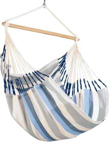 LA SIESTA® - Silla Hamaca Columpio XL King Domingo - Silla Hamaca Colgante Resistente a la Intemperie y a los Desgarros - Silla Hamaca Columpio para