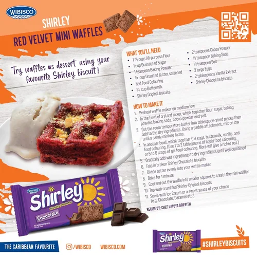 Miniatura 2 de Wibisco Shirley Biscuits, chocolate, 3.7 oz (paquete de 24)