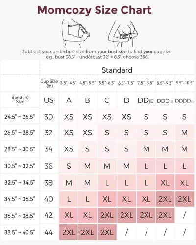 Miniatura 15 de Momcozy Brasier de bombeo, brasier de bombeo manos libres para todo el día, brasier de bombeo y lactancia en una sola sujeción para Spectra, Medela