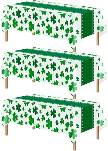 Miniatura 13 de Kelool Decoraciones del 250 aniversario de Estados Unidos, paquete de 3 manteles patrióticos de 54 x 108 pulgadas, mantel rectangular desechable