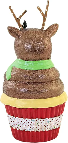 Miniatura 2 de Bethany Lowe Contenedor para cupcakes Rudolph