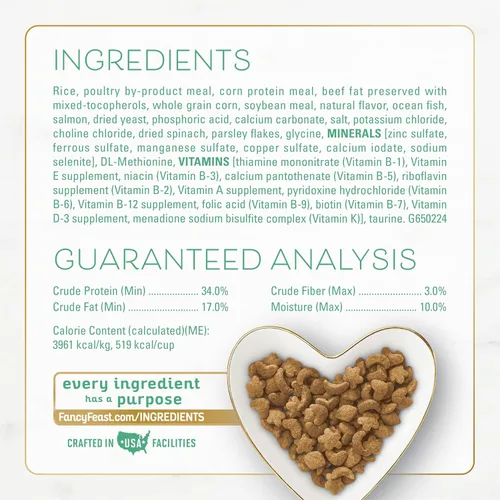 Miniatura 5 de Comida seca Purina Fancy Feast para gatos con pescado del océano y salmón - Bolsa de 3 libras