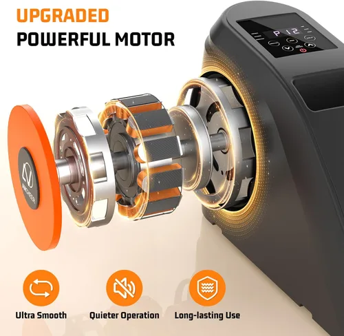 Miniatura 8 de Under Desk Elliptical Machine, Leg Exerciser While Sitting for Seniors with Remote Control & 12-Speeds, Quiet Portable Electric Seated Pedal