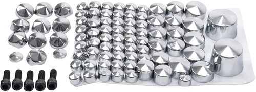 Miniatura 4 de TCT-MOTORPARTS Kits de tapa de perno cromado para Softail Twin Cam 2007-2013 2010