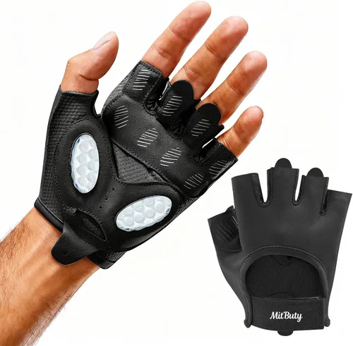 Guantes de entrenamiento para hombres y mujeres, guantes de gimnasio sin dedos para levantamiento de pesas, crossfit, fitness, ejercicio y