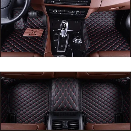 Miniatura 10 de Tapete de coche personalizado para BYD E6 F0 F3 F6 G3 G6 M6 S1 S5 S6 TAN-G Song Yuan Qin Plus PRO accesorios de pie (color: negro)