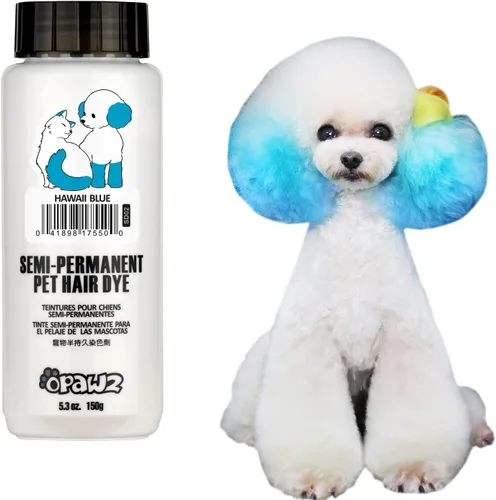 Miniatura 13 de OPAWZ Tinte para pelo de perro semipermanente, tinte para perros con pigmento de grado alimenticio, tinte para mascotas no tóxico para perros, gatos