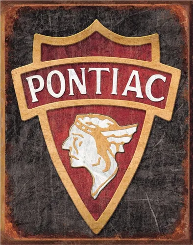 Miniatura 7 de Desperate Enterprises Pontiac Firebird Tribute - Letrero de metal nostálgico vintage para pared, fabricado en Estados Unidos Pontiac Firebird