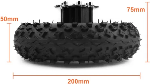 Miniatura 4 de L-faster Kit de conversión eléctrica de 24 V de doble unidad de 250 W con controlador de palanca de mando para carrito Dolly, silla de ruedas ligera