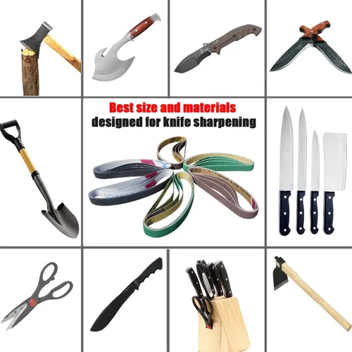 Miniatura 5 de Paquete de 24 correas de afilado de repuesto de 1/2" x 12" para afilador de cuchillos y herramientas (WSKTS y WSKTS-KT/Mk.1 y Mk.2) - Afilador