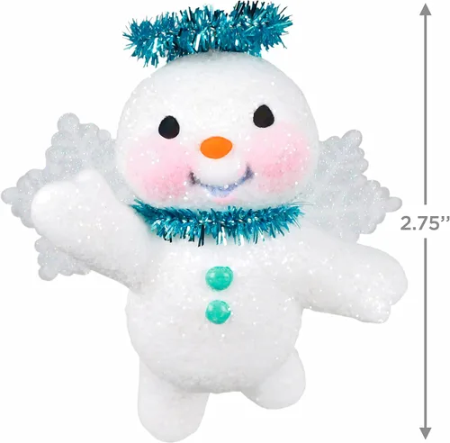 Miniatura 5 de Hallmark Keepsake Adorno de Navidad 2021, ángel de nieve