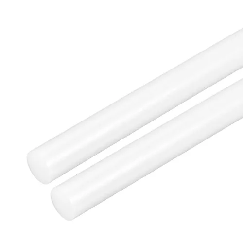 Miniatura 15 de uxcell Varilla redonda de plástico de 1/2 pulgada de diámetro y 20 pulgadas de longitud, varillas de polioximetileno, barras redondas de plástico