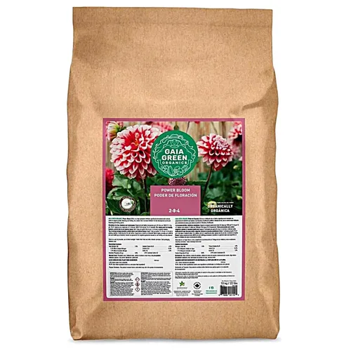 GAIA GREEN Organics 22.0 lbs de alto fosfato Power Bloom Plant Food Root Developer Suplemento Mezcla para floración y fructificación prolíficas