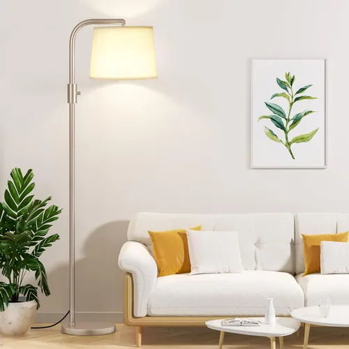 Miniatura 9 de Ambimall Lámpara de pie totalmente regulable - Lámparas de pie de 9W con bombilla LED incluida, lámparas de pie para sala de estar con cabezal R