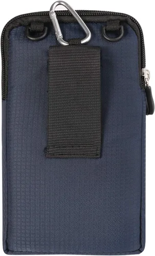 Miniatura 2 de Funda de nailon para teléfono celular para hombre, con clip para cinturón, bolsa de cintura compatible con iPhone 17 Pro Max Galaxy S26 Ultra S26+