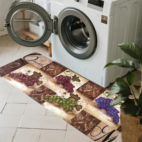 Miniatura 9 de Tapete de goma antideslizante para lavadero, tapete de cocina resistente al agua (20 x 48 pulgadas, 1 unidad) de Abreeze