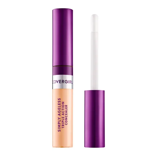 COVERGIRL Corrector de triple acción Simply Ageless ligero, paquete de 1 Claro