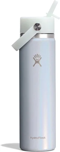 Miniatura 52 de Hydro Flask Botella de agua – Acero inoxidable aislado – Tapa flexible con popote de boca ancha, antiderrames, a prueba de fugas y recargable en 32
