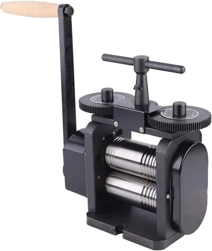 Máquina de molino manual de combinación para hacer joyas, prensar joyas, hacer joyas, herramientas de bricolaje, reparación de joyas, para laminar