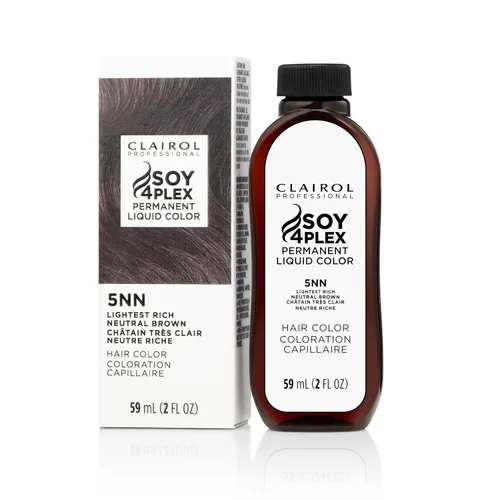 Clairol Professional Permanent Liquicolor for Light Brown/Medium Brown Hair Color with 100% Gray Coverage | Packaging May Vary 5nn Marrón neutro más