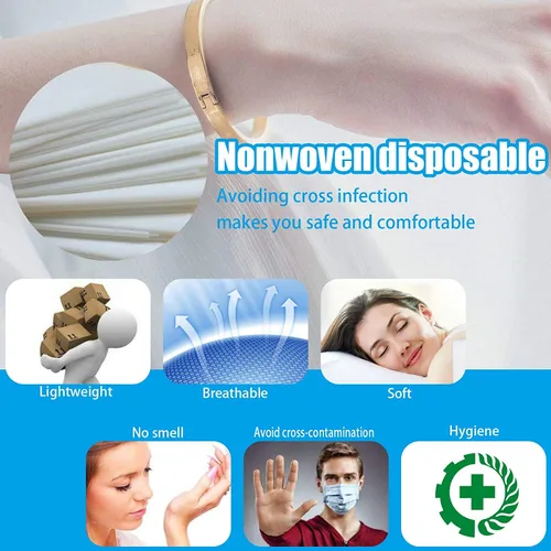 Miniatura 5 de BNP 10 piezas de sábanas de spa desechables para mesa de masaje, cubierta impermeable no tejida para masajes, spa y exámenes, suministros de spa