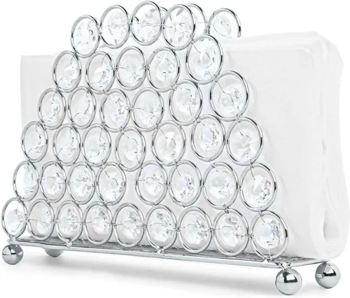 Miniatura 12 de Servilleteros de cristal elegantes y lujosos para servilletas de papel, cocina, comedor y encimeras, soporte para almacenamiento