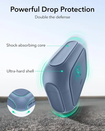 Miniatura 6 de ESR Funda para AirPods Pro 2 Case, Compatible con Airpods Pro Case de 2ª/1ª Generación (2023/2022/2019), Compatible con MagSafe, Cubierta de Azul