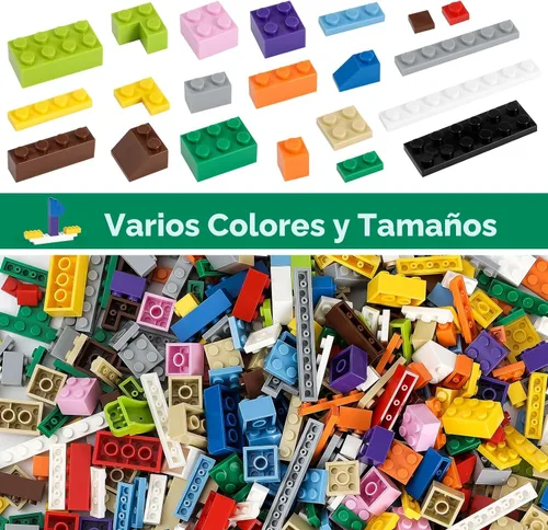 Miniatura 3 de HUIZDQ 1500 piezas de ladrillos de construcción, bloques pequeños clásicos a granel, juego de ladrillos clásicos bloques de construcción básicos
