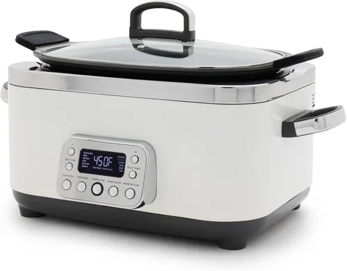 Miniatura 11 de GreenPan - Olla eléctrica programable Elite de cocción lenta 8 en 1, 6 cuartos de galón, tapa y recipiente extraíbles, sin PFAS, cerámica Verde