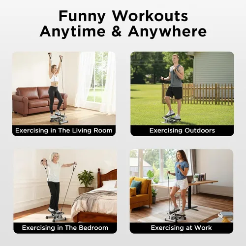 Miniatura 6 de Efitment Mini stepper steppers para ejercicio en casa Escalera Cardio Muslo Master Equipo de entrenamiento Fitness Pedal Ejercitador Pedales
