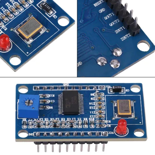 Miniatura 8 de Generador, módulo generador DDS AD9850, 2 ondas sinusoidales y 2 onda cuadrada, 0-40MHz