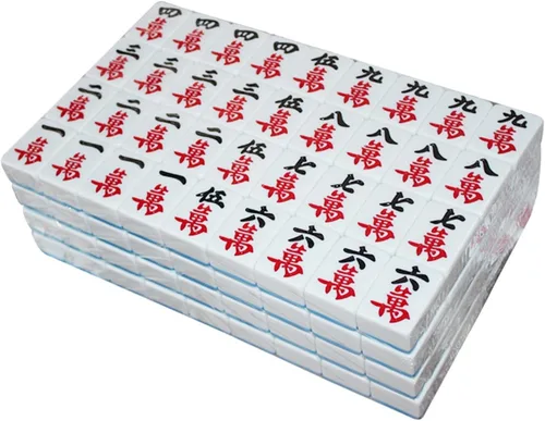 VSOLS Juego de mesa Big Mahjong Ajedrez Chip Tallado Portátil Ajedrez Entretenimiento Juegos En Familia Deportes y Recreación (Color : 1.181 in 144