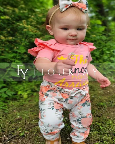 Miniatura 71 de fioukiay Conjunto de ropa de verano para bebés y niñas recién nacidas prematuros, mameluco, pantalones, diadema, conjunto de ropa para el verano